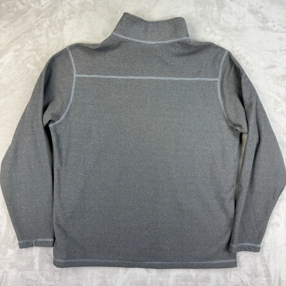 The‎ North Face 1/4 Zip Fleece Pullover Men XL Gray Textured Outdoor Hiking